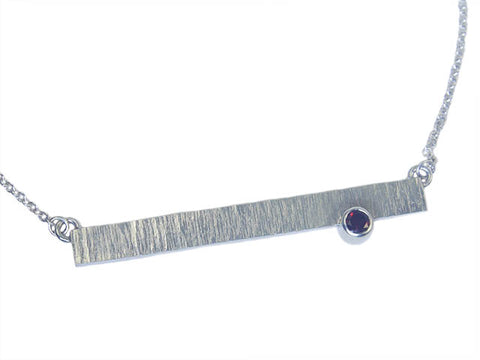 Garnet Strata Necklace