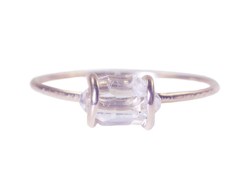 Herkimer Rose Gold Ring