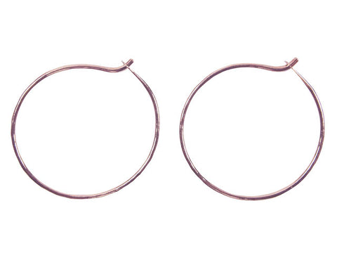 Rose Gold Circlet Hoops
