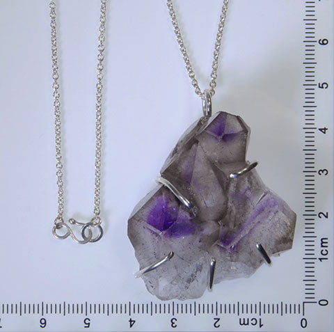 Raw Crystal Necklace Amethyst Necklace February Birthstone Large Rough  Stone Layering Necklace Natural Amethyst Pendant - Etsy